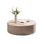 Table basse ronde 39,37 pouces à motif Mars pour salon moderne, aucun assemblage requis-404629765