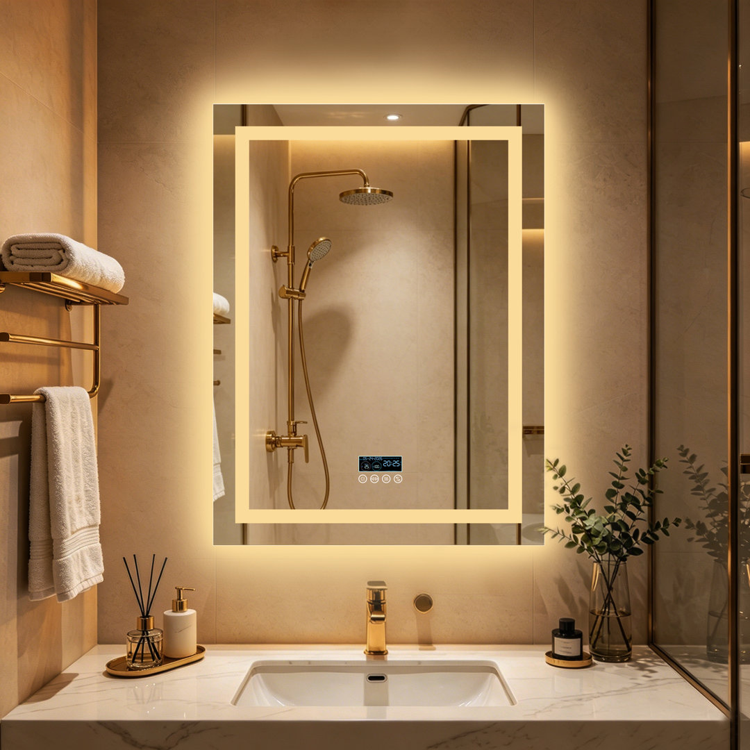 Rectangle Bluetooth Led Mirror