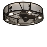 Paloma Golpe Downrod Ceiling Fan