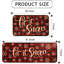 Ensemble de tapis de cuisine de Noël 2 pièces Let It Snow Christmas