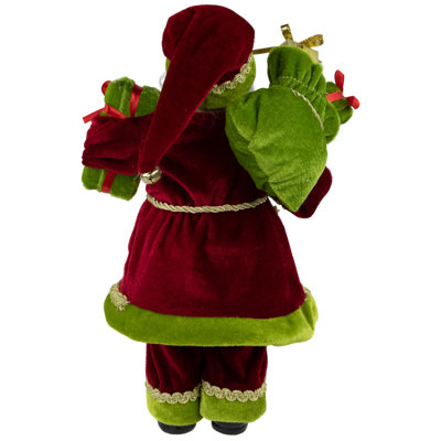 Santa Claus with Gift Bag Christmas Figure