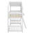 Twin-Over-Twin House-Themed Bunk Bed With Roof, Window, Door, Safety Guardrails-750213069