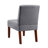 Fabric Accent Chair Set Of 2 With Round Wood Table-700600064