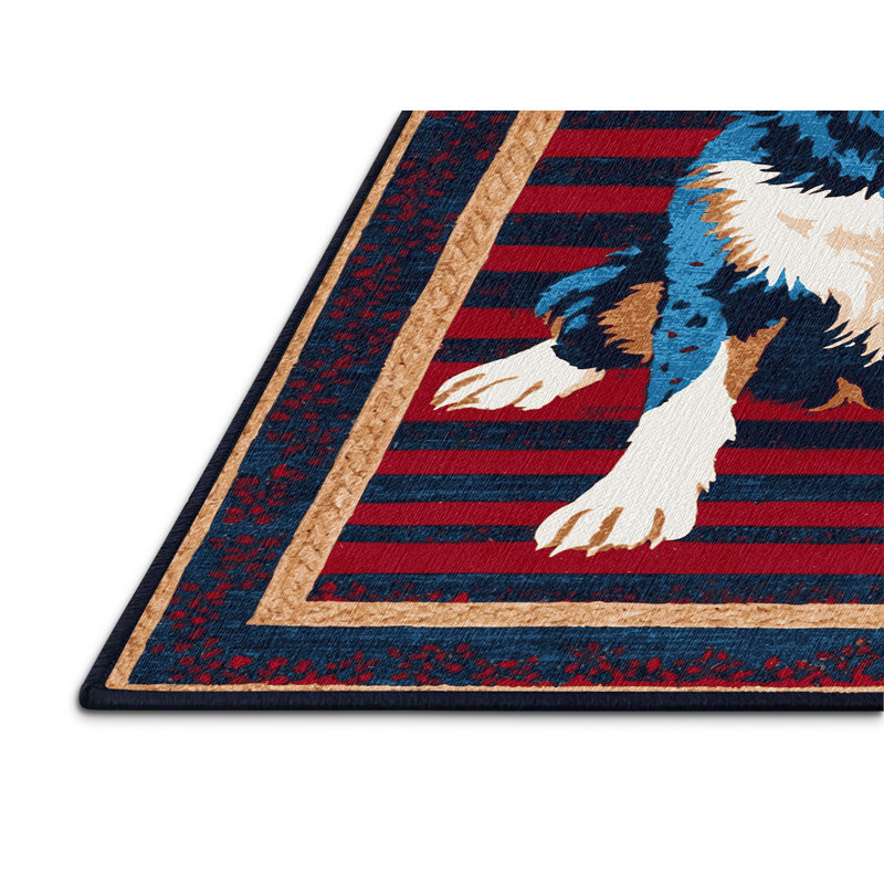  Tapis lavable pour chien australien, Rectangle 6 pi x 9 pi