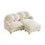 Causeuse en chenille 2 places avec repose-pieds-1668850405