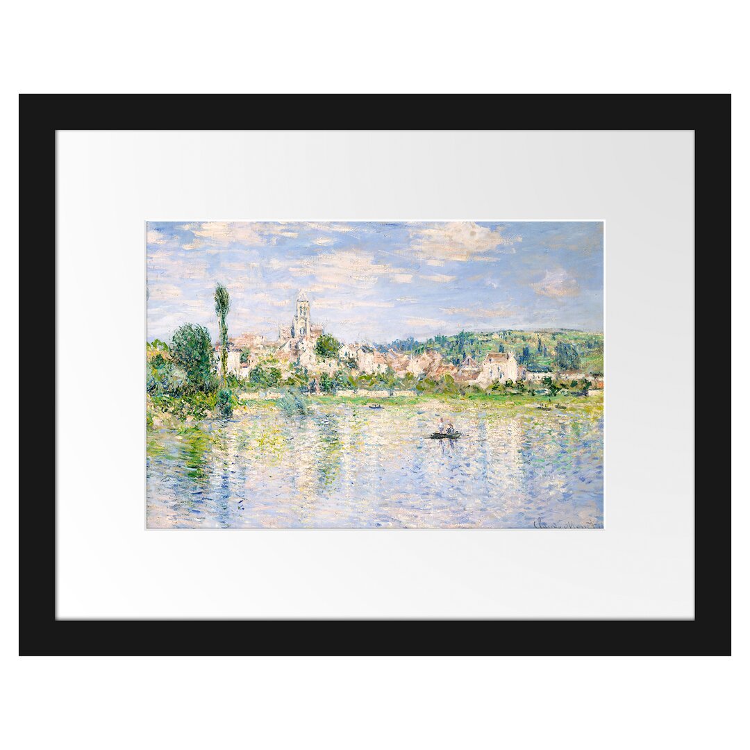 Gerahmter Kunstdruck Vetheuil in Summer von Claude Monet