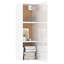 TV Cabinet White Engineered Wood