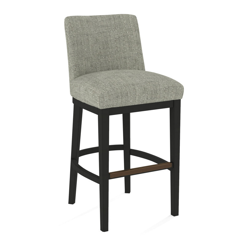 Upholstered Stool, 61606-88, Black