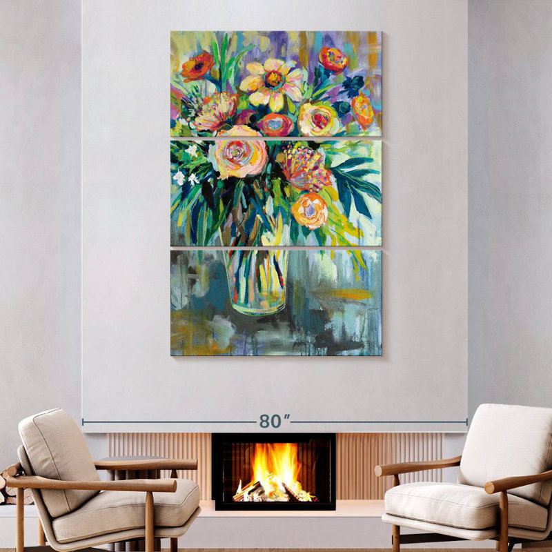 Harnek Summer Happiness, 74" H x 48" W