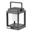Ensemble de 1 lanterne solaire rechargeable USB à DEL pour l'extérieur, commande tactile étanche IP44 pour patio-125397509