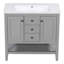 Meuble-lavabo 36 po avec deux armoires-381109053