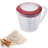 Westmark Multipurpose Measuring Cup And Mixing Pitcher With Splash Guard, 47-Ounce (Red)-58718118