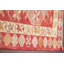 Tapis de couloir unique en laine noué à la main style Oushak des années 2010 de 2 pi 9 po x 12 pi 2 po rouge Ninive