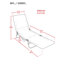 Chaise longue de plage Morihisa