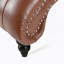 Chaise longue sans accoudoirs touffetée