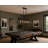 32-inch Black Industrial 5-Light Pendant Chandelier