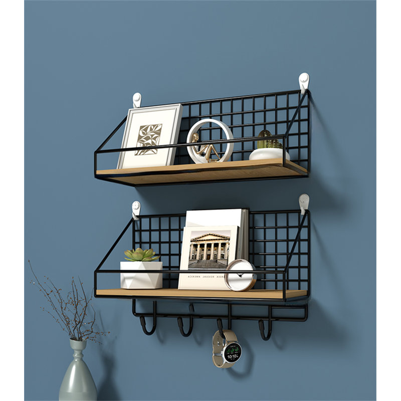 Velarie Metal Floating Shelf, 5.51" H x 9.84" W x 4.33" D
