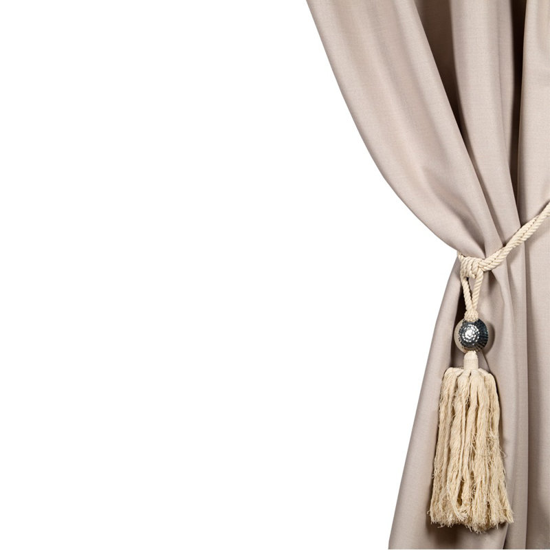 Lina Blackout Single Curtain Panel, 200 W x 280 D cm, Light Beige