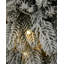 Snow Flocked Snowflake Pre-Lit Wreath, 80cm