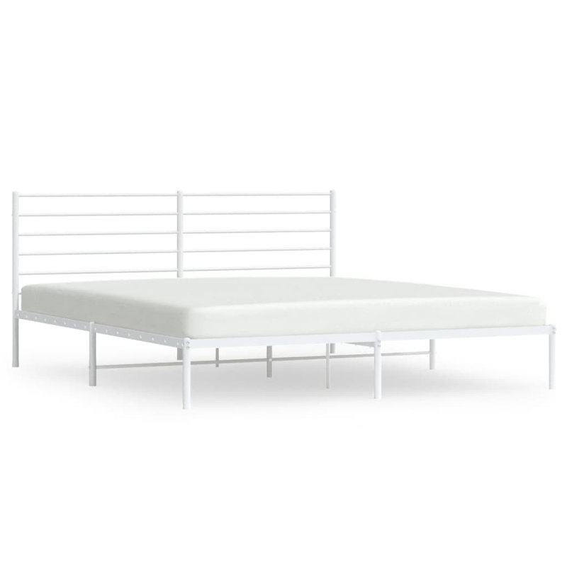 Makahla Bed, 193 x 203cm, White