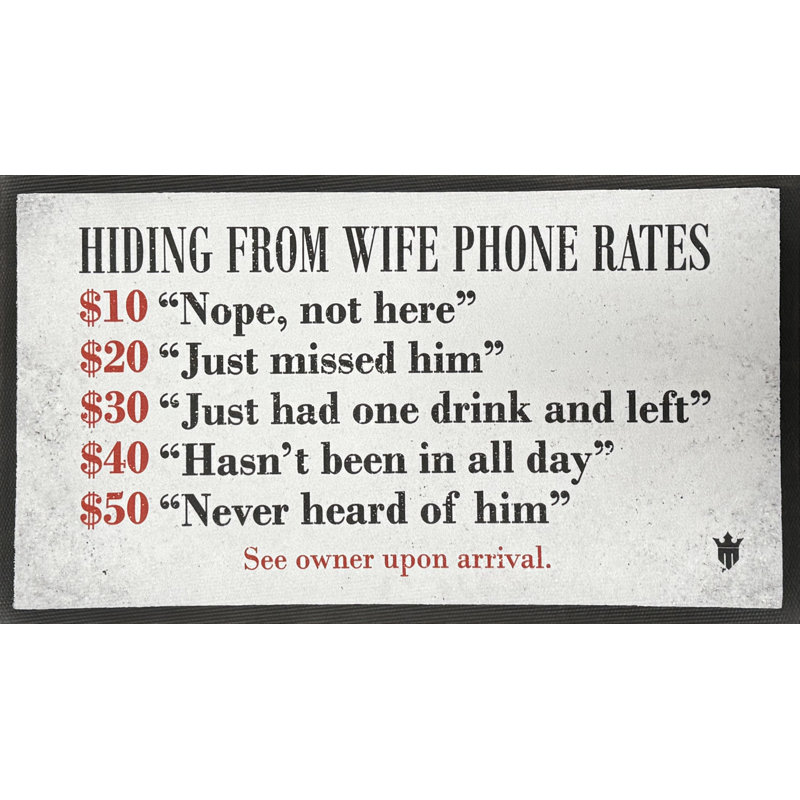 Trinx Hiding Friends Bar Runner