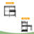 L-Shaped Metal Triple Twin Size Bunk Bed
