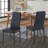 Eric 18.5'' H Genuine Leather Upholstered Dining Chair