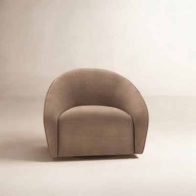 Miley Pine Swivel Accent Chair