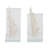 "Decorative Coral Accent on Glass Base Bookends - Modern Coastal Inspired Book Ends for Bookshelf, Desk, or Home Decor - Set of 2, 7"", White "