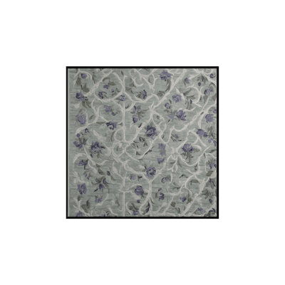 Machine Washable Gray Area Rug