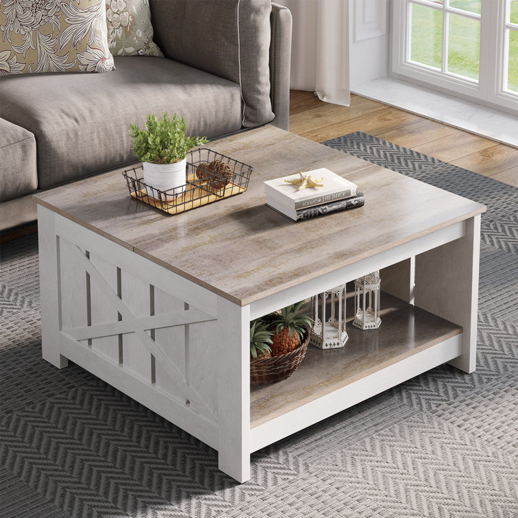 Vesely 4 Legs Coffee Table With Storage