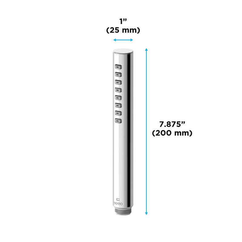 G Series Full/Standard Handheld Shower Head, Polished Chrome