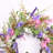 Artificial Spring Summer Daisy Mini Eucalyptus Foliage Leaves Front Door Wreath