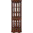 Corner Curio Cabinet with 5 Shelves and Lighting System Solid base frame, comfortable, durable, beautiful-1721084573