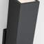 Sean Lavin Pressa 2-light outdoor square large wall sconce light in natural brass finish-727021058