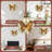 Butterfly Wall Clock Decorative Home Art