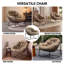 Fauteuil Papasan berçant surdimensionné pour patio-1856238041