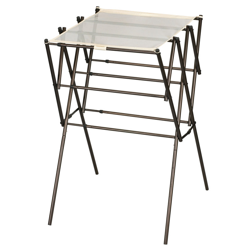 Séchoir à linge pliant Meloni, Bronze
