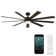 Wynd XL 9 - Blade Outdoor/ Indoor Smart Ceiling Fan with Remote Control and LED Light Kit Included, Works With Alexa and iOS / Android App