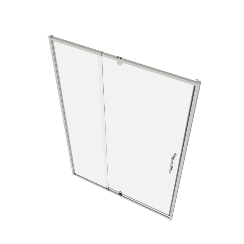 Pivot Swing Glass Shower Door, 56 - 60" W X 71" H, 1/4" Tempered Glass, , Reversible Installation, Magnetic Shutoff, Leakage Feature Left Right Universal, Easy Install, Leak