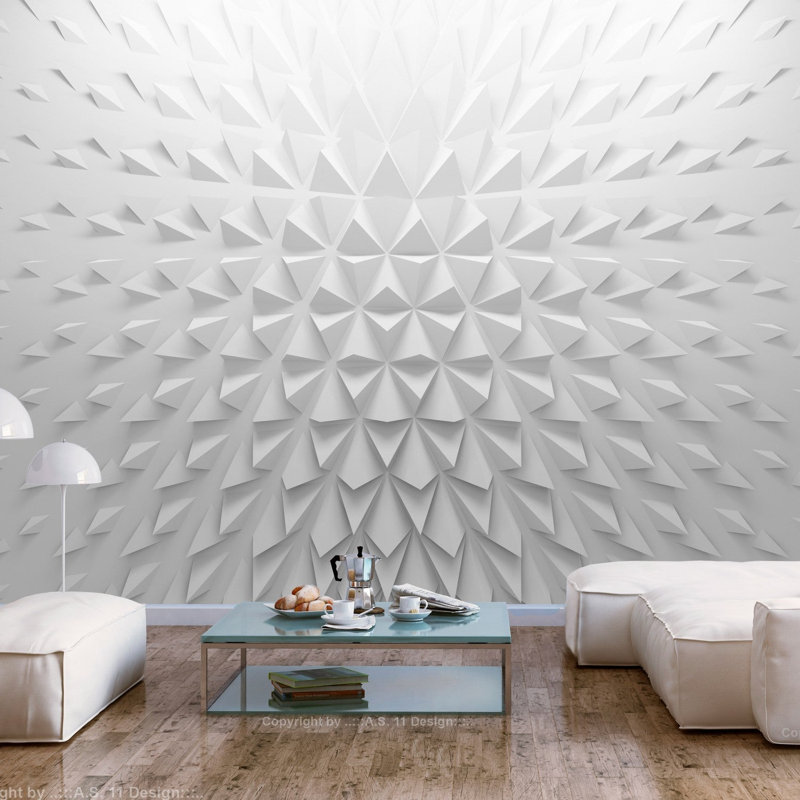 Murale lisse, L 124 po x l 173 po, Vinyle