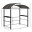 Abris et abris de jardin en acier durable et en aluminium (avec cadre inclus), abri barbecue moderne