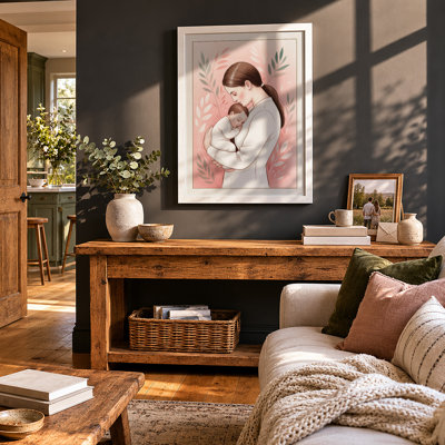 Nurture and Care Modern - Framed Print