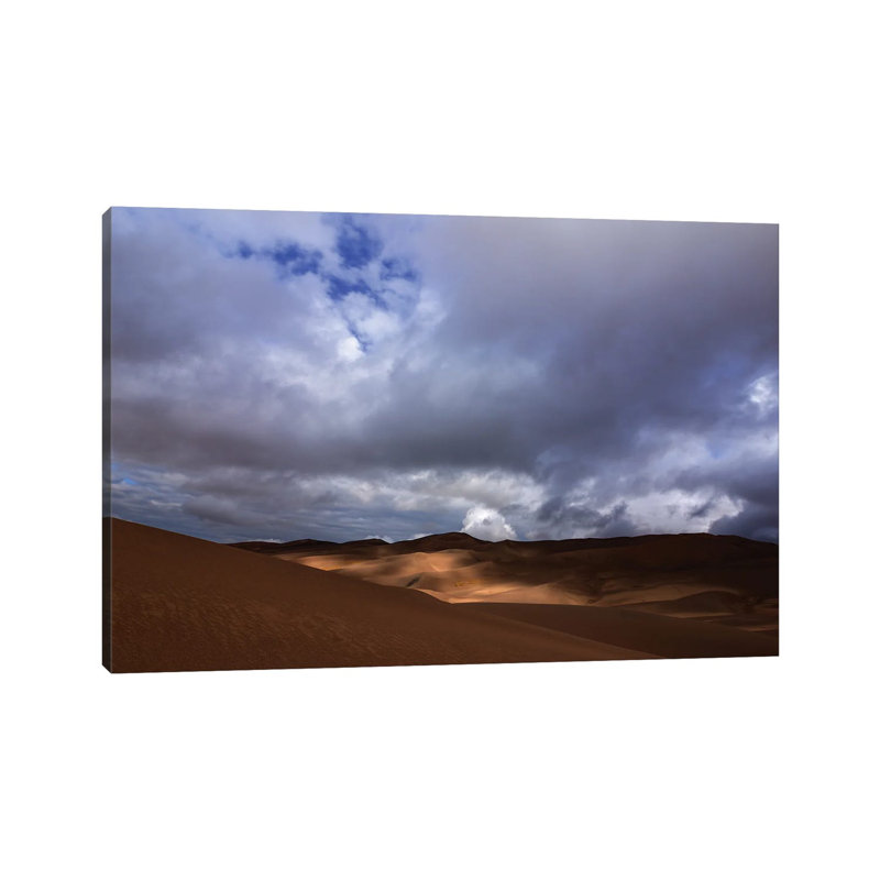 Light Dance On Sand Dunes by Bill Sherrell - Gallery-Wrapped Canvas Giclée on Canvas, Canvas