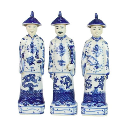 SET OF 3 SMILING EMPERORS
