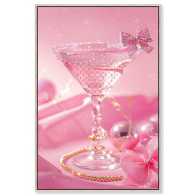 Art Remedy Fashion Art Canvas Lost in Pink Martini