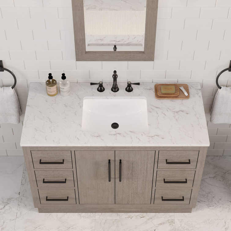 Hugo 48" Single Bathroom Vanity Set with Mirror
