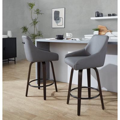 Hannah Fixed-Height Barstool - Set Of 2