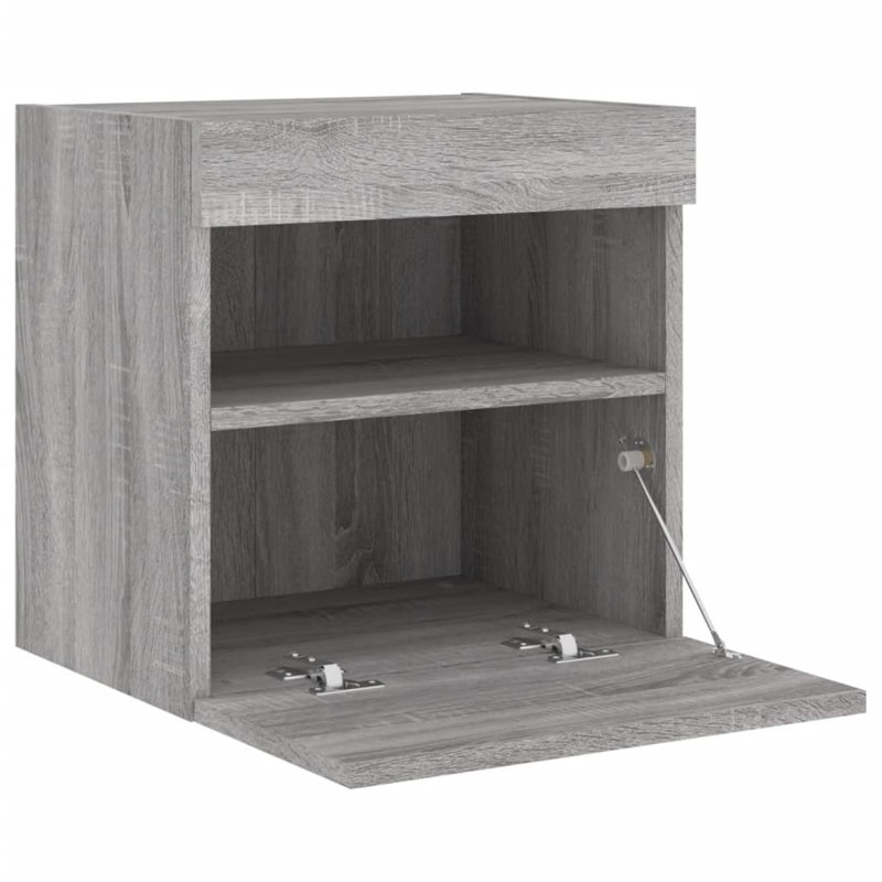 Bular TV Stand for TVs up to 24", Grey Sonoma