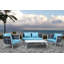 Chaise de patio avec coussins Gavin-435175374